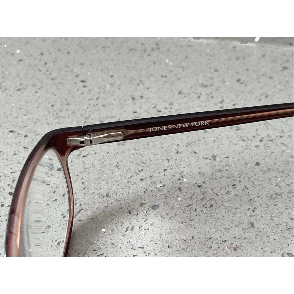 Jones New York Eyeglasses Frames ONLY J730 Women's Burgundy Full Rim 53-17-135